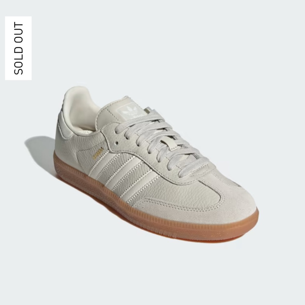 SAMBA OG SHOE - Aluminium / Chalk White / Wonder Beige